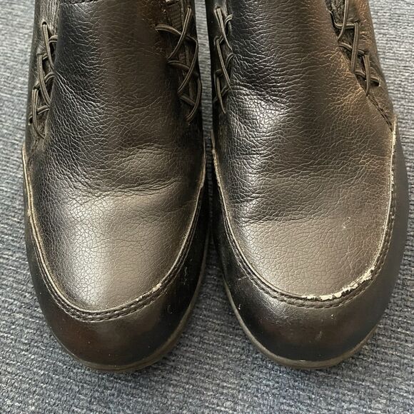 I Love Comfort Shoes Women’s Size 9 Slip On Black Leather Non-Slip Work Office - Picture 11 of 16